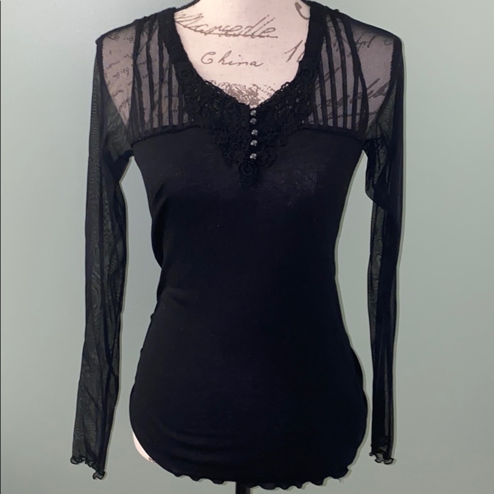 Denim & Supply Ralph Lauren long shear sleeve top